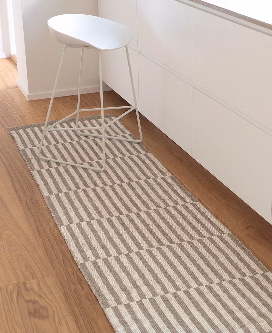 Matta Stripes-beige/vit