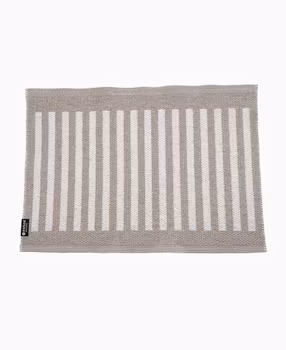 Dörr- badrumsmatta Stripes-beige/vit