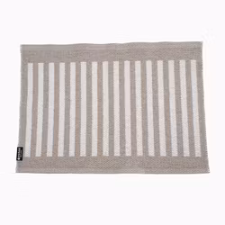 Dörr- badrumsmatta Stripes-beige/vit