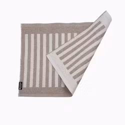 Dörr- badrumsmatta Stripes-beige/vit