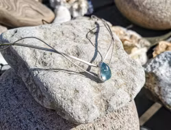 Diadem med akvamarin