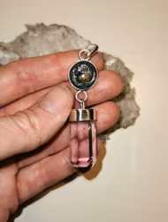 Galaxy opal med ametistspets