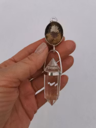 Smokey citrine with Vogel Crystal
