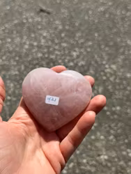 Mjukt ich bulligt rosenkvartshjärta