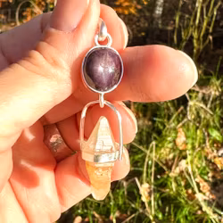 Star Ruby with Raw Sapphire