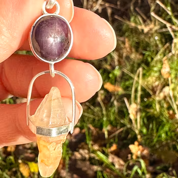 Star Ruby with Raw Sapphire
