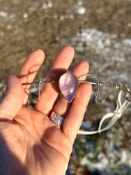 Diadem med ametist