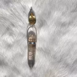 Citrine with smokey citrien Vogel crystal, Master Piece
