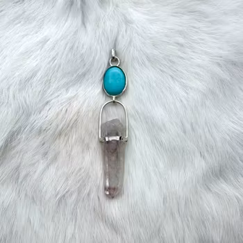 Turquoise with Brandenberg Amethyst