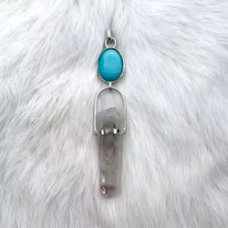 Turquoise with Brandenberg Amethyst