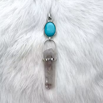 Turquoise with Brandenberg Amethyst
