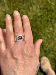 Star ruby Godess ring