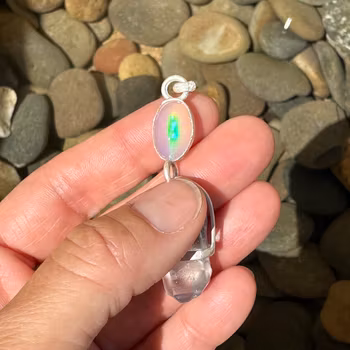 Godess of the sea Yemoja- Velo Opal with Dumortierite quartz