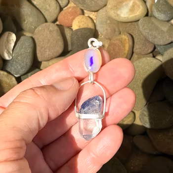 Godess of the sea Yemoja- Velo Opal with Dumortierite quartz