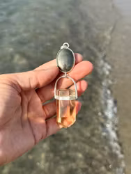 Aine, Godess of summer. Pyrite with top quality citrine