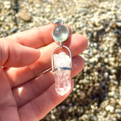 Aquamarine with Brandenberg Enhydro