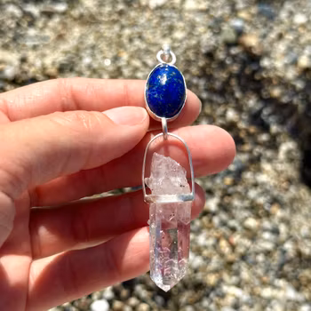 Lapis Lazuli with Brandenberg Amethyst