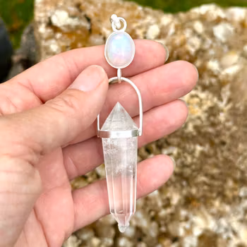Masterpiece/master manifestation - Opal with Clear Quartz Vogel