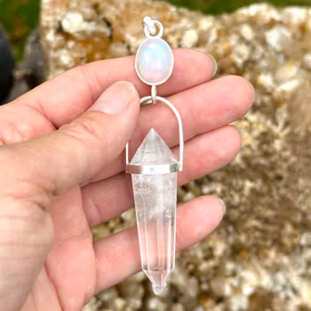 Masterpiece/master manifestation - Opal with Clear Quartz Vogel