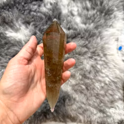 Deep color natural citrine