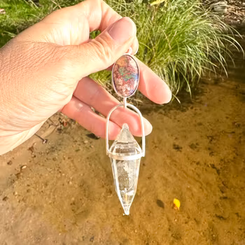 Masterpiece- Fire Opal with Citrine Vogel
