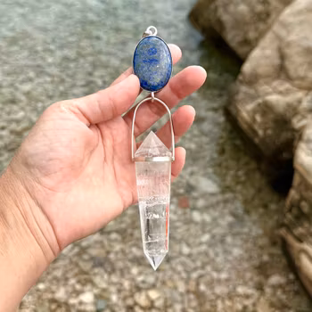 High Masterpiece- High Priestess- Stellar collection- Lapis Lazuli with 24 sided Vogel Crystal.