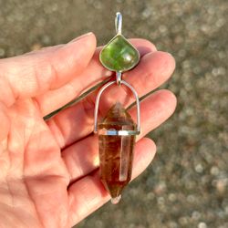 Merlin - Green Tourmaline with Citrine Vogel