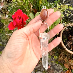 Rutilated quartz with Atlantean laser quartz.