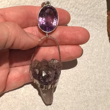 Amethyst with Super Seven - Spiritual deep diver