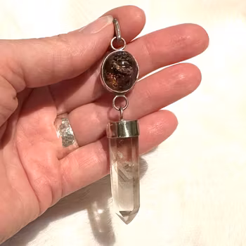 Lodolite with Phantom Quartz