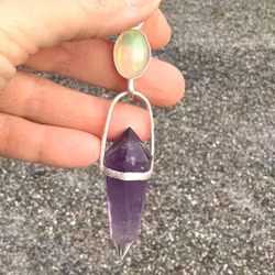 Opal with Amethyst Vogel