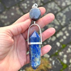 Star Sapphire with Lapis Lazuli- Star seed High Priestess