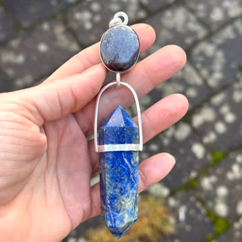 Star Sapphire with Lapis Lazuli- Star seed High Priestess