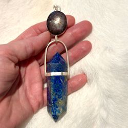 Star Sapphire with Lapis Lazuli- Star seed High Priestess