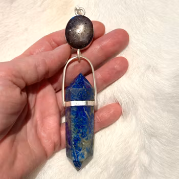 Star Sapphire with Lapis Lazuli- Star seed High Priestess