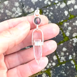 Creatrix- Black opal with clear Quartz
