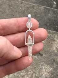 Isis-Divine soul essence - Velo Opal with raw Opal