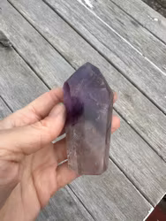 Amethyst with Hematite spots