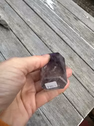 Amethyst with Hematite spots