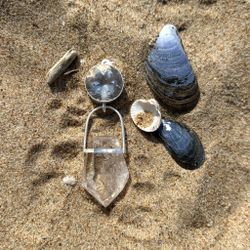 Light portal- Clear Quartz with Golden Rutilated Quartz.