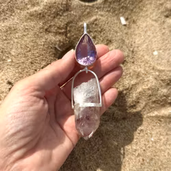 Creatrix- Ametrine with amazing Brandenberg Amethyst with inclusions.