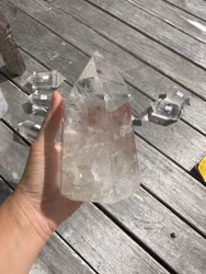 Light portal, clear quartz tower