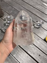Light portal, clear quartz tower