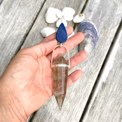 Isis- Sophia- the wisdom keeper - Lapis Lazuli with Citrine Vogel