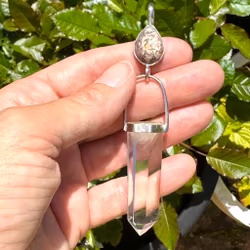The owl of Isis comes flying in- mexican fire opal with phantom  quartz