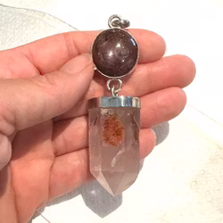 Star Ruby with Lithium Quartz-