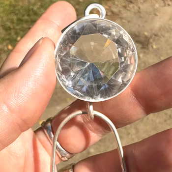 Light portal of the new sacred feminine  Clear Quartz light portal with Tourmaline in Lepidolite