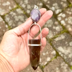 Light of the Godess-   Star Ruby with top quality Citrine wand