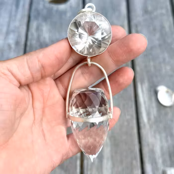 The power of Now  Clear Quartz light portal with elevated clear quartz Dragon egg