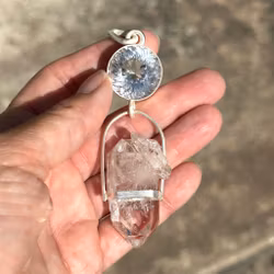 Light portal of the new world.  Clear quartz with naturally double terminated clear quartz with extra everything from Brandenberg